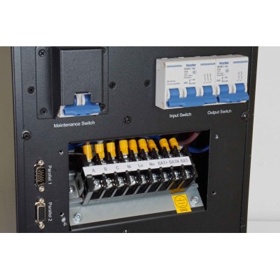 SAI online ENDATA 10 kVA / 10000 VA Tri/Mono , doble conversión, Display LCD en color, Salida a 0,9